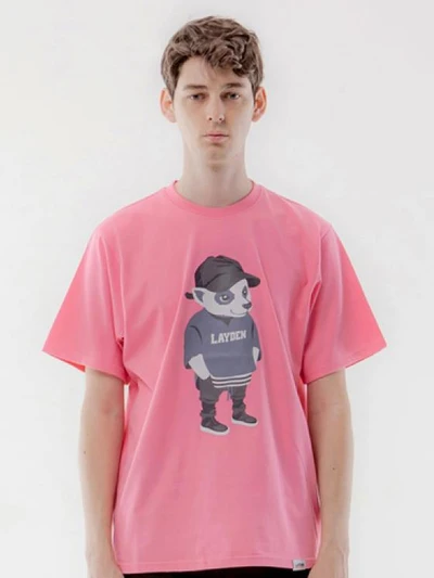 STREET LAYGOM TEE-PINK